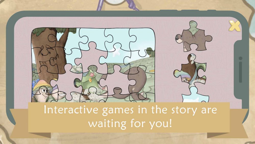 Interactive stories for kids in the Pep & Noni App