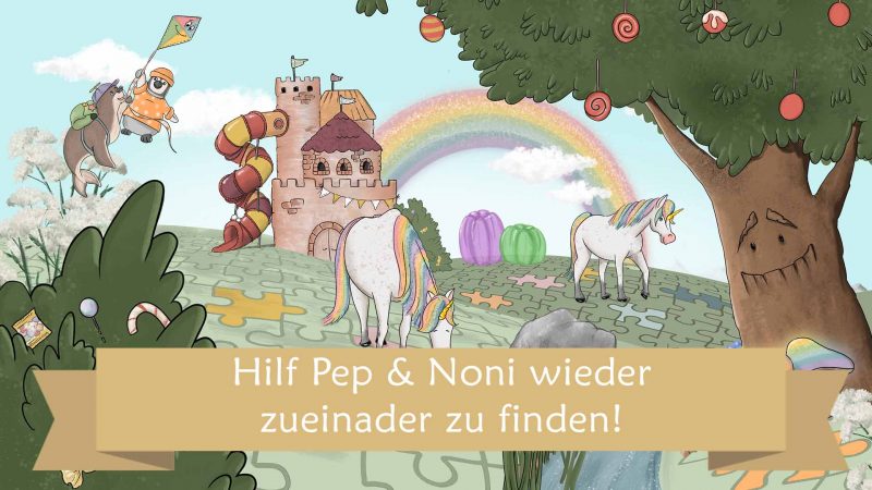 Interaktive Geschichten in der Bilderbuch App Pep & Noni